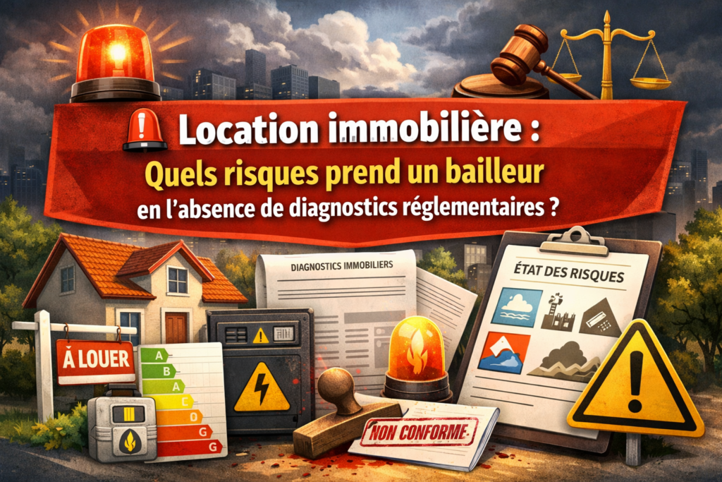 Risques pris par un bailleur en l’absence de diagnostics réglementaires