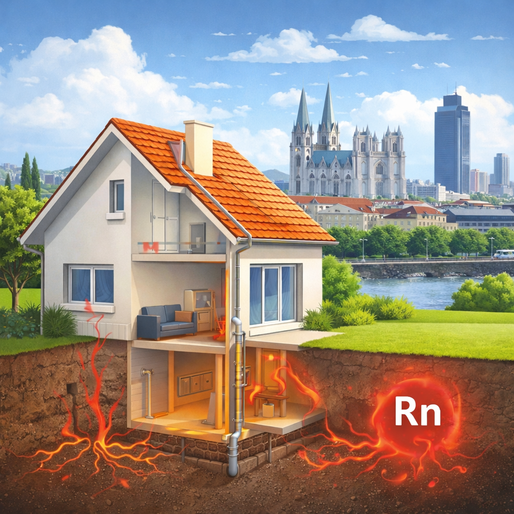 risque radon à Nantes