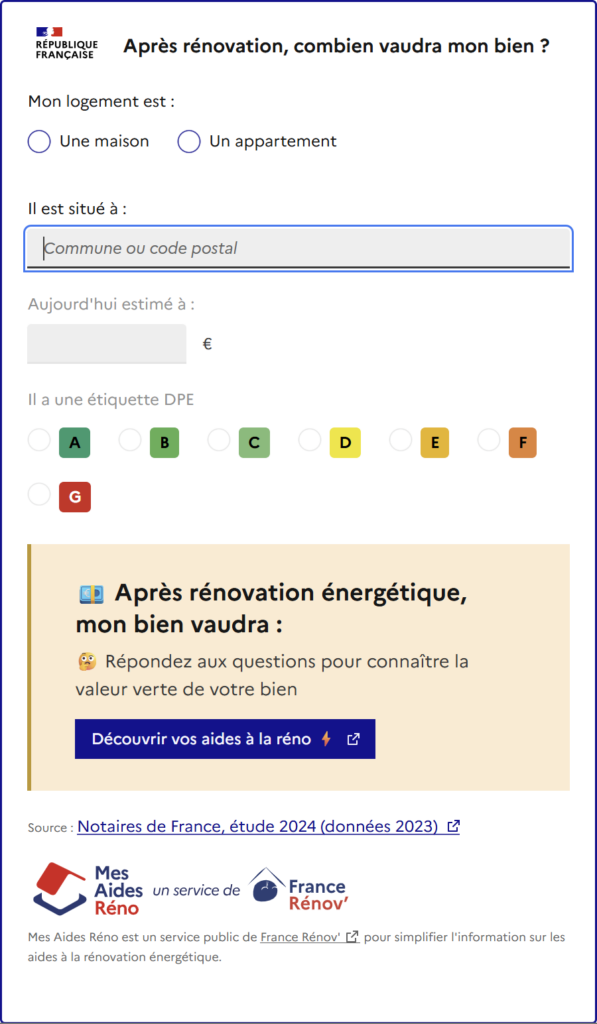 Combien vaut une amélioration du DPE