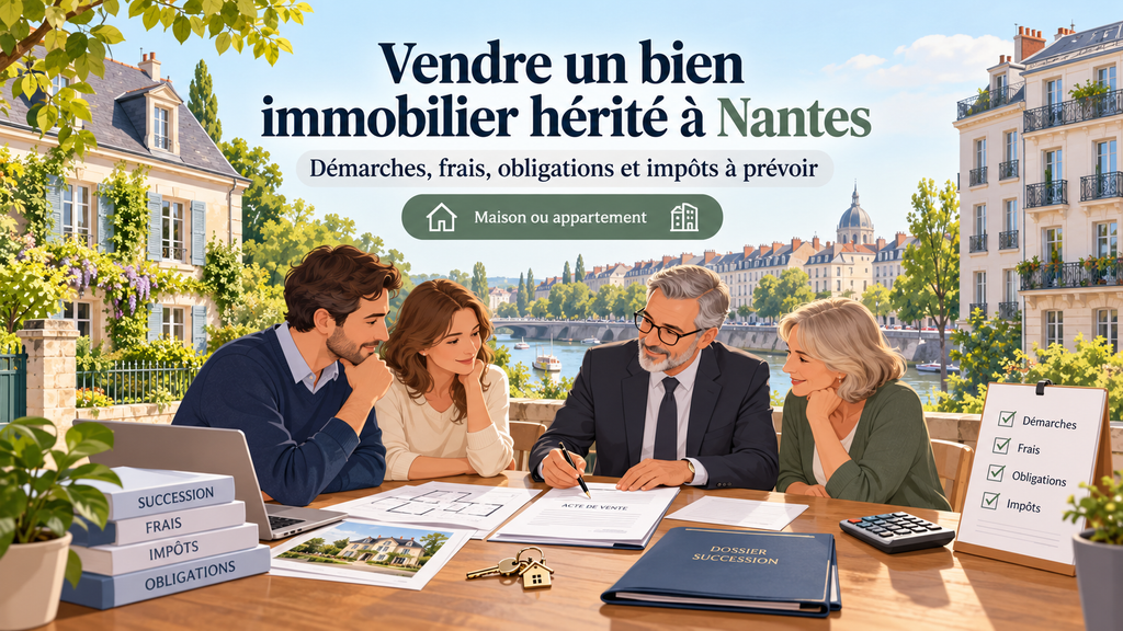 vendre un bien immobilier hérité à Nantes